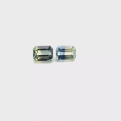 Bi-Colour Sapphire Octagon 1.469ct