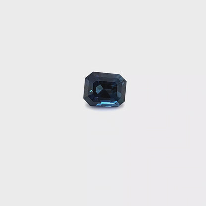 Peacock Sapphire Octagon 1.993ct