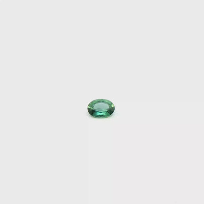 Peacock Sapphire Oval 0.735ct