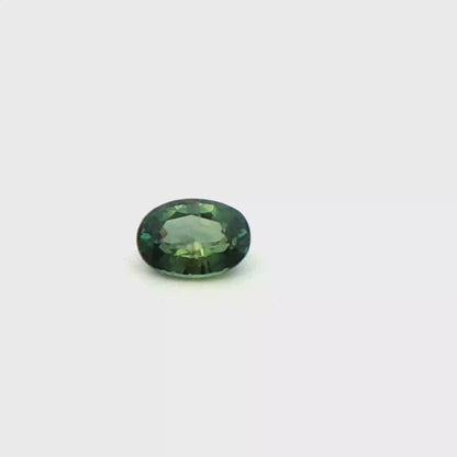 Sapphire Peacock Oval 0.974ct