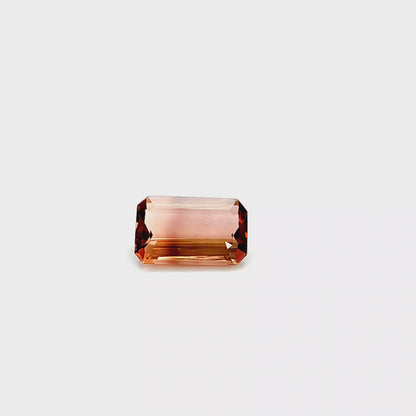 Bi-Colour Tourmaline Octagon 6.063ct