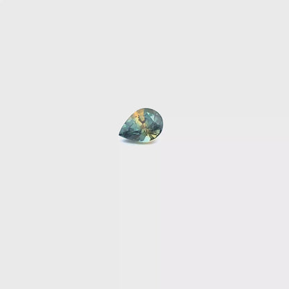 Sapphire Peacock Pear 1.314ct