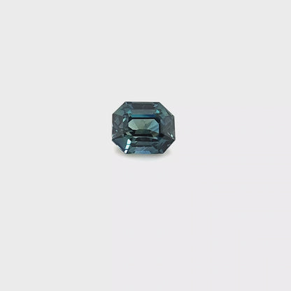 Peacock Sapphire Octagon 1.305ct