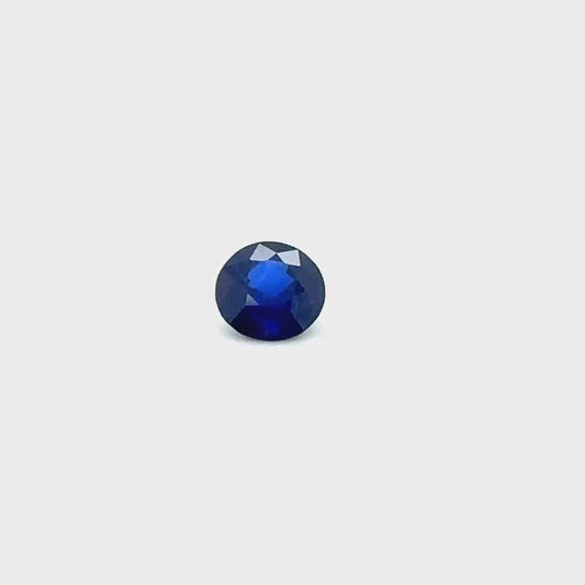 Blue Sapphire Round 0.837ct