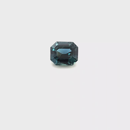 Peacock Sapphire Octagon 1.277ct