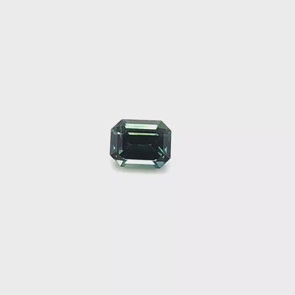 Peacock Sapphire Octagon 2.102ct