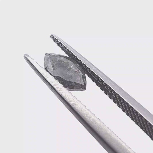 Salt & Pepper Diamond Marquise 0.778ct