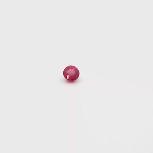 Ruby Round 1.004ct