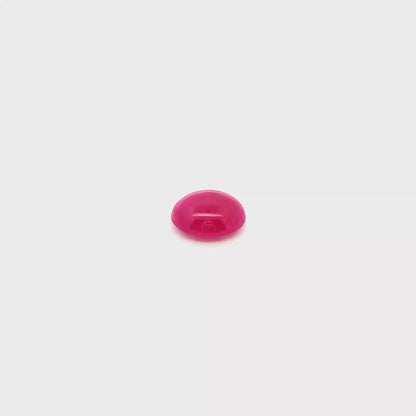 Ruby Cabochon Oval 3.279ct