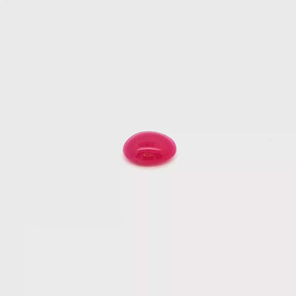 Ruby Cabochon Oval 3.015ct