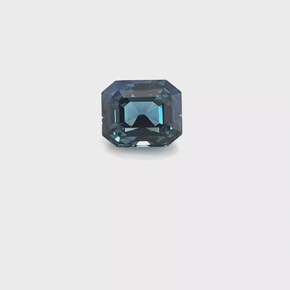Peacock Sapphire Octagon 2.249ct