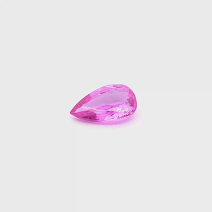 Sapphire Pink Pear 2.227ct