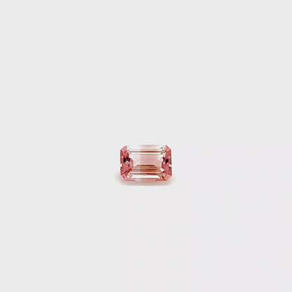 Bi-Colour Tourmaline Octagon 2.836ct