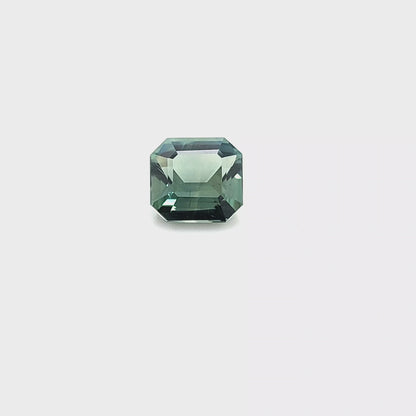 Peacock Sapphire Octagon 2.109ct