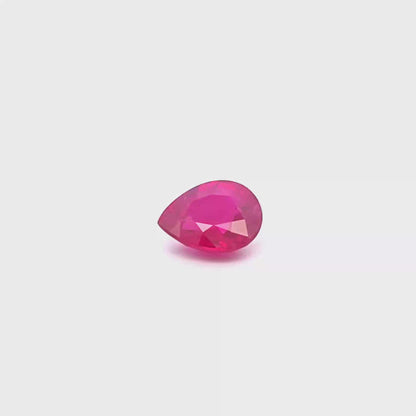 Ruby Pear 1.703ct