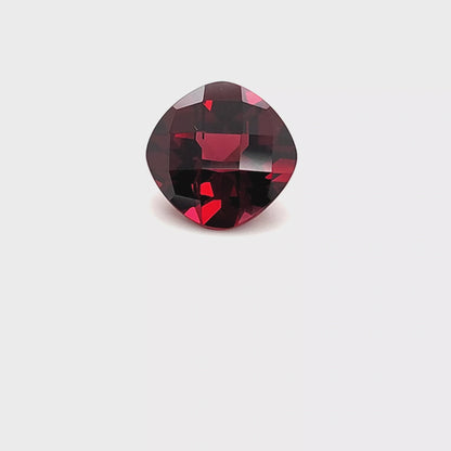 Rhodolite Cushion Checker 5.037ct