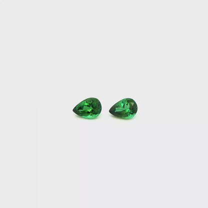 Green Tourmaline Pear 1.542ct
