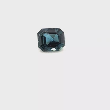 Peacock Sapphire Octagon 1.756ct
