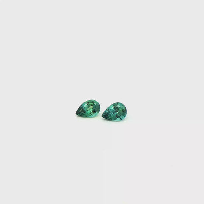 Peacock Sapphire Pear 1.155ct