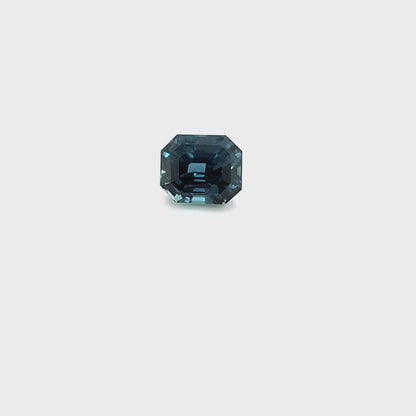 Peacock Sapphire Octagon 1.972ct