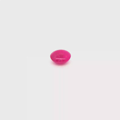 Ruby Cabochon Oval 3.391ct