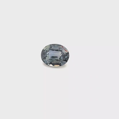 Peacock Sapphire Oval 1.344ct