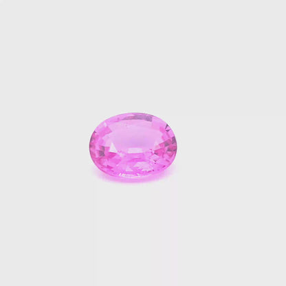 Pink Sapphire Oval 2.707ct