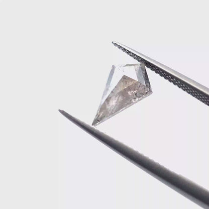 Salt & Pepper Kite Shape Diamond 2.966ct