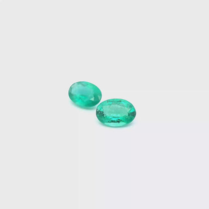 Emerald Oval Pair 1.295ct