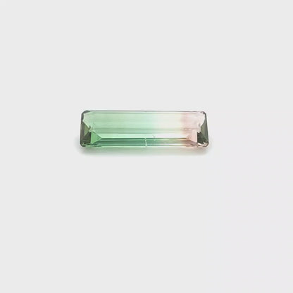 Bi-Colour Tourmaline Octagon 6.368ct