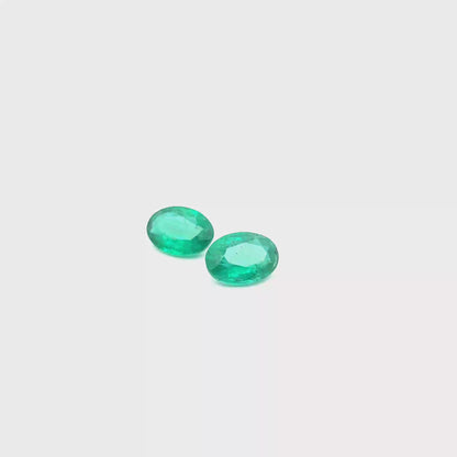 Emerald Oval Pair 1.237ct