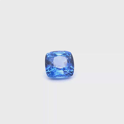 Blue Sapphire Square Cushion 2.765ct