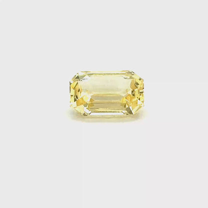 Yellow Sapphire Octagon 5.055ct