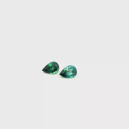 Peacock Sapphire Pear 1.503ct
