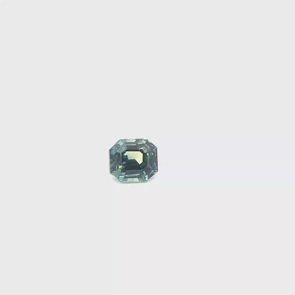 Sapphire Peacock Octagon 1.09ct