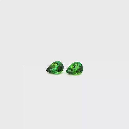Green Tourmaline Pear 1.525ct