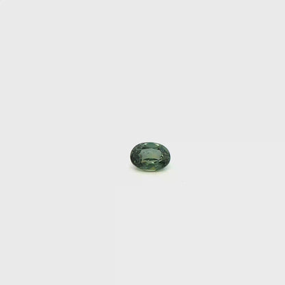 Sapphire Peacock Oval 1.011ct