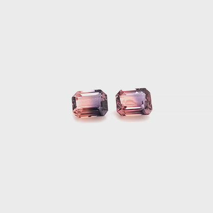 Bi-Colour Sapphire Octagon 1.074ct