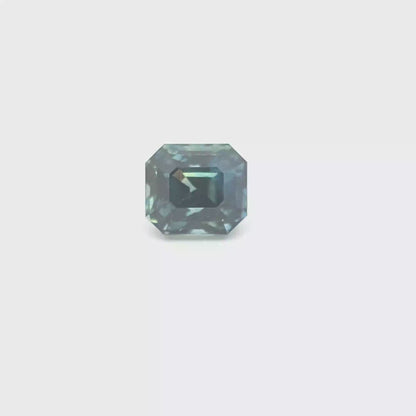 Sapphire Peacock Octagon 3.049ct