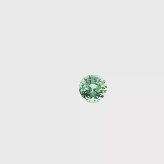 Green Sapphire Round 0.653ct