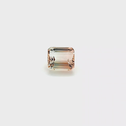 Bi-Colour Tourmaline Octagon 2.17ct