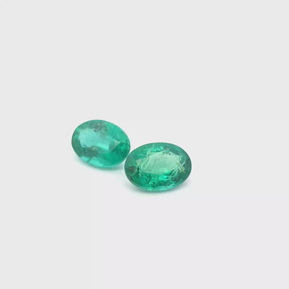 Emerald Oval Pair 1.603ct