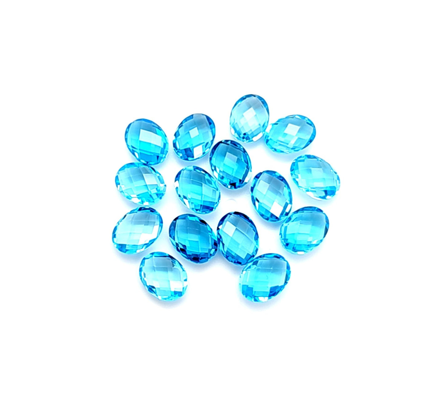 Swiss Blue Topaz Oval Pillowcut Price List
