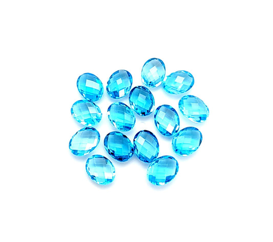 Swiss Blue Topaz Oval Pillowcut Price List