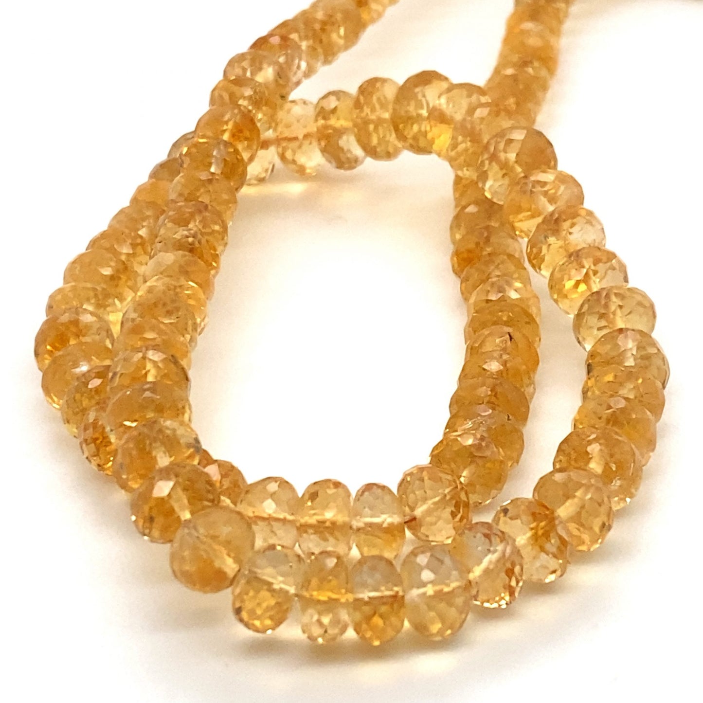 Citrine Facet Beads