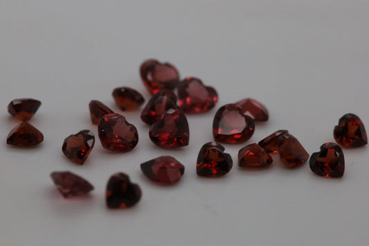 Garnet Hearts Price List