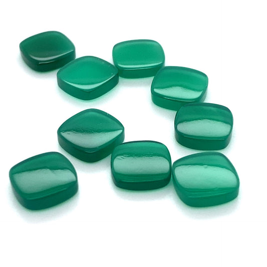 Green Onyx Cushion Discs Price List