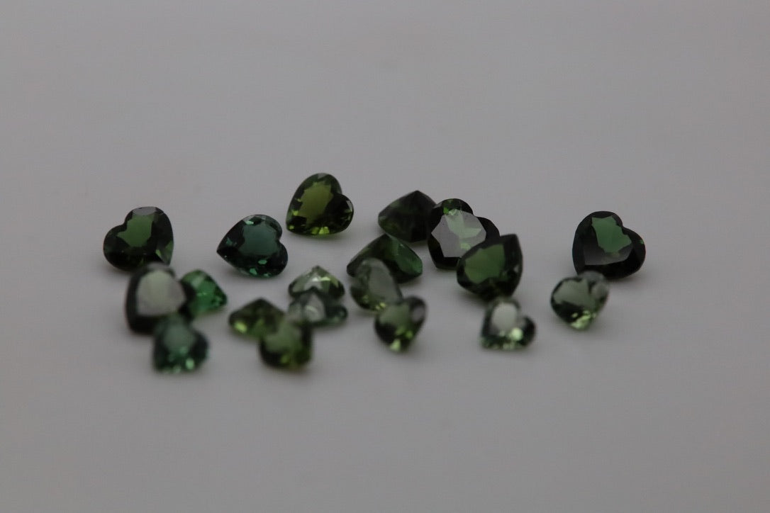 Green Tourmaline Hearts Price List