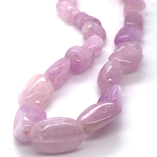 Kunzite Pebble Beads