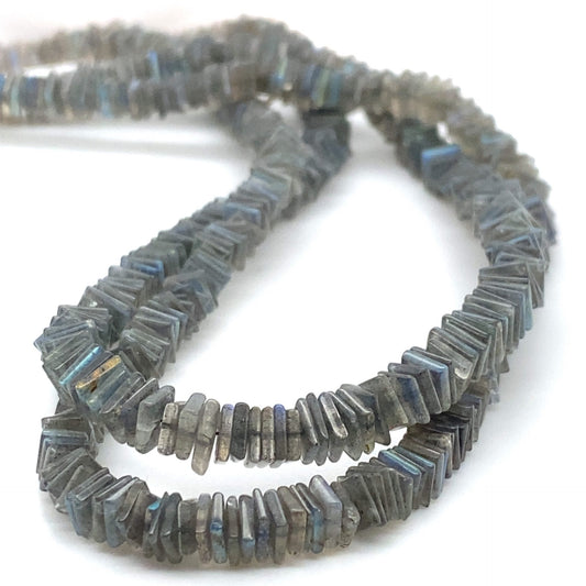 Labradorite Disk Beads